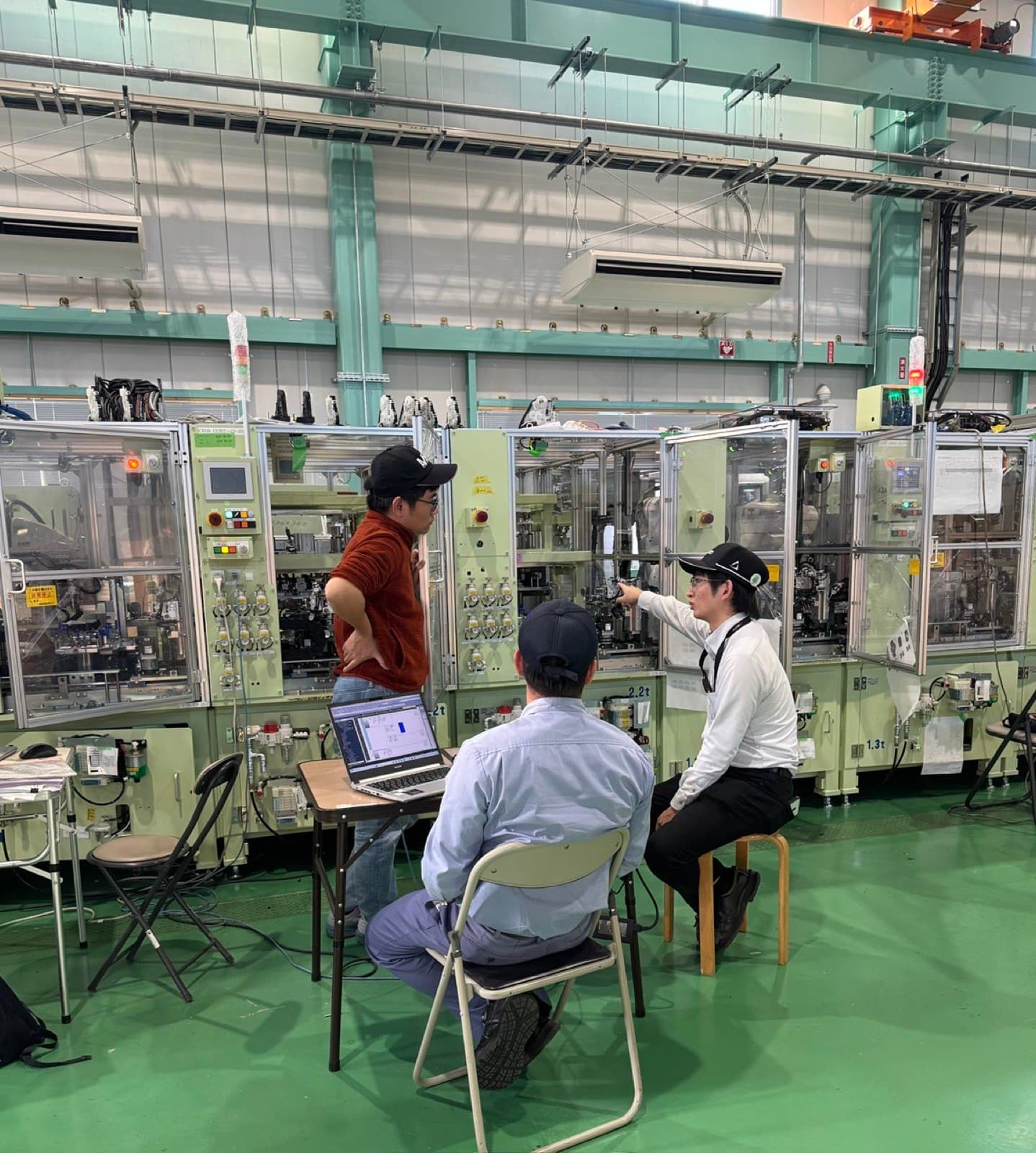 安城事務所にて設備の運転調整を実施しました